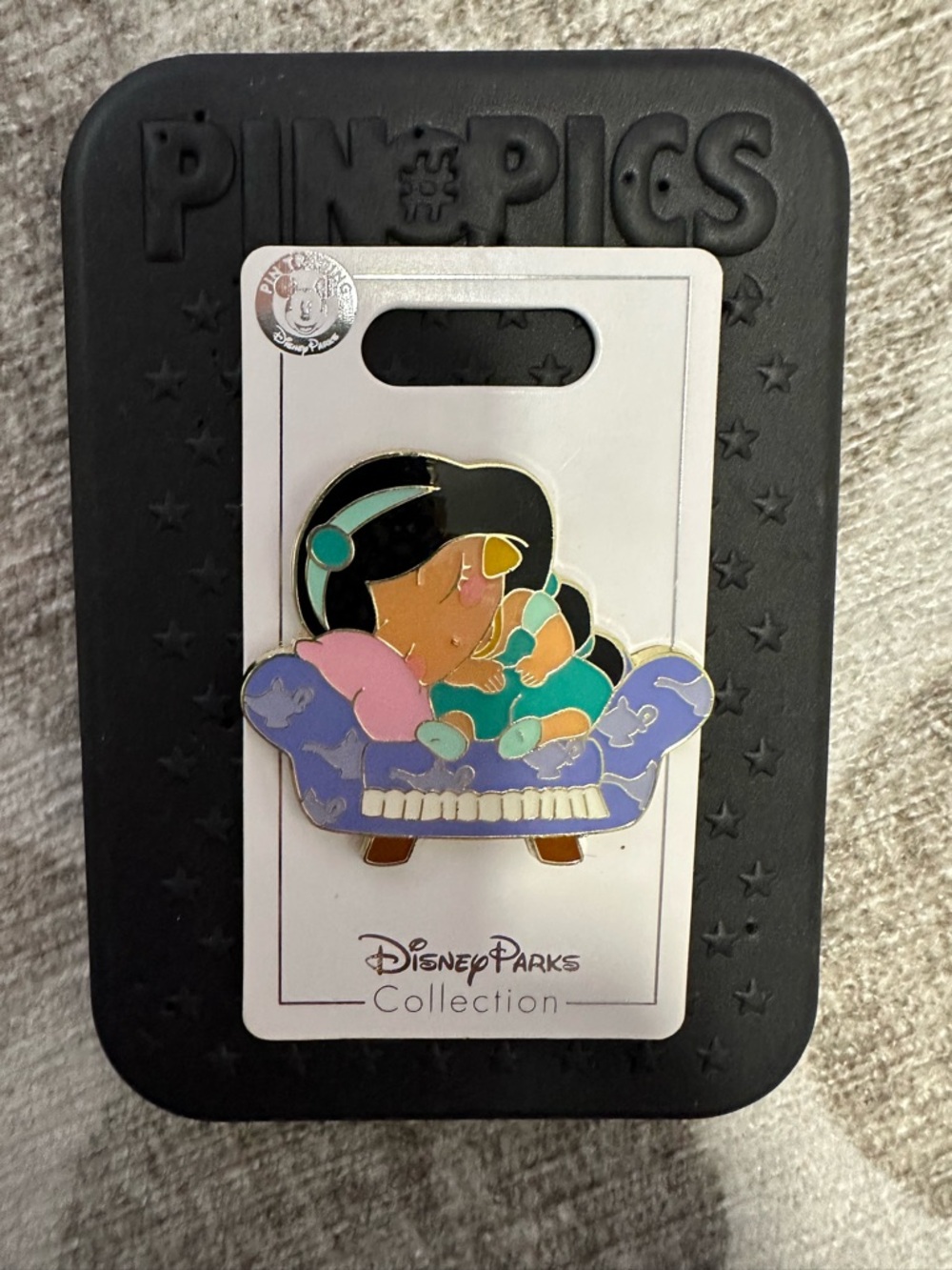 Disney SDR Napping Princesses Series Jasmine  Pin. Shanghai Disneyland